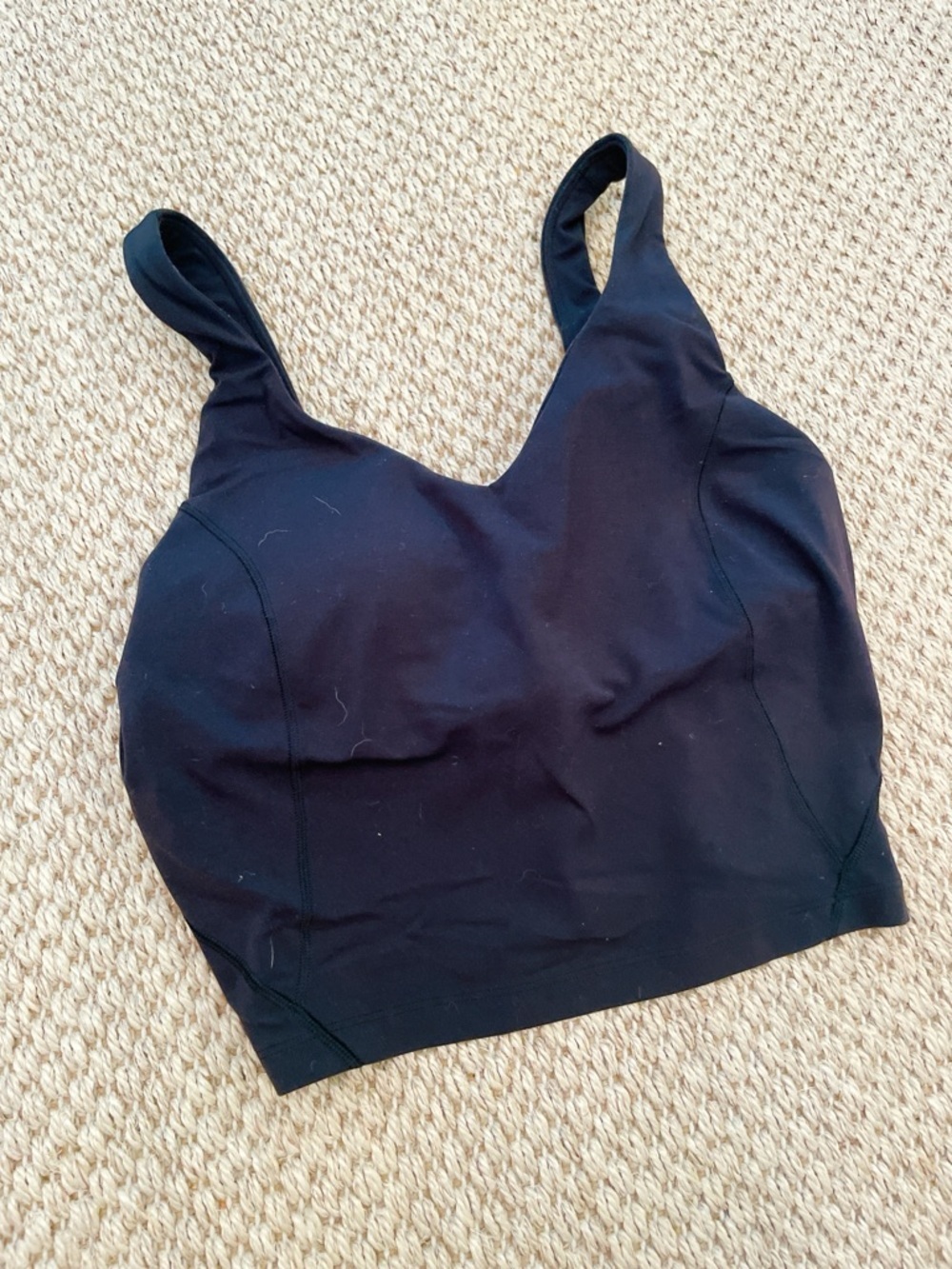 Lululemon Align Tank Top Women’s Size 6 Black Built-In Bra Yoga Pilates - Picture 2 of 7